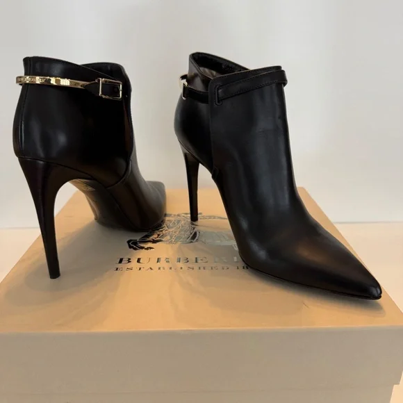 BURBERRY WOOLWELL ANKLE BOOTS - Picture 2 of 14